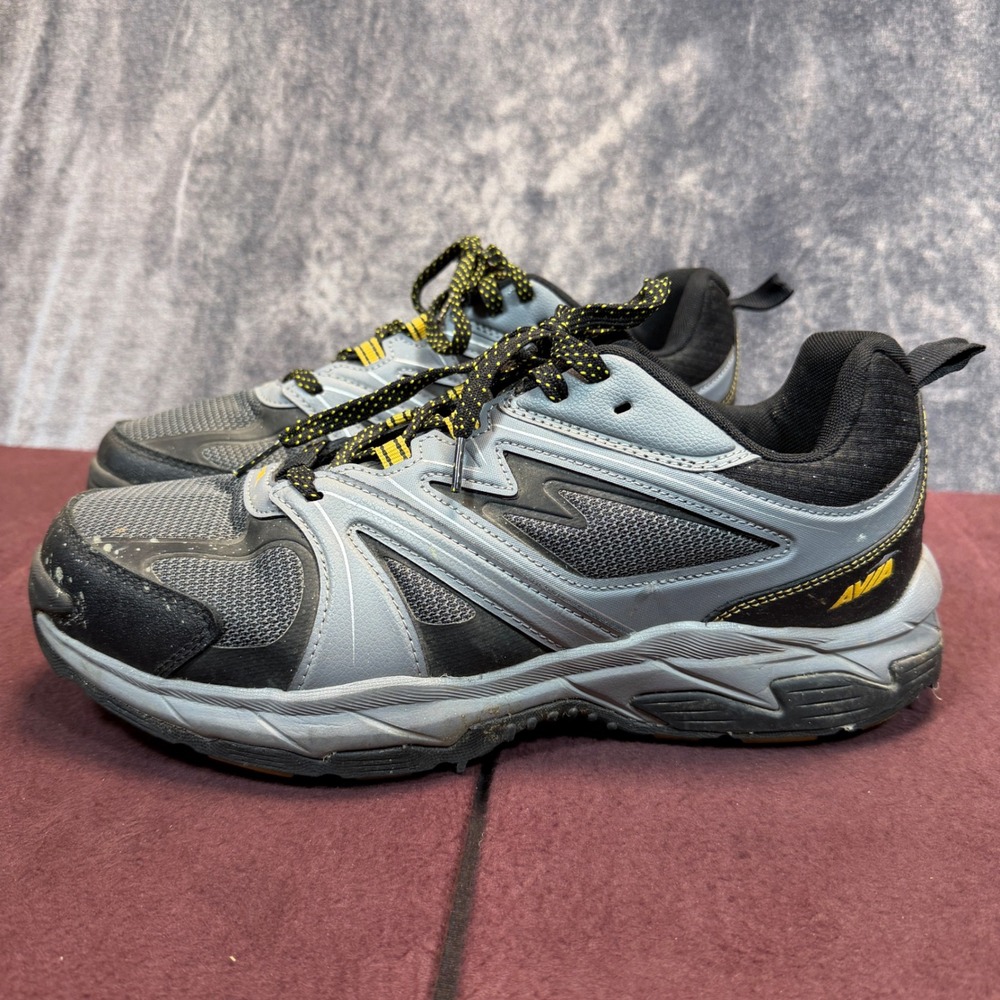 Avia Trail Shoes Mens Grey Wide 12 Athletic Hiking Walking Sneakers Gorpcore